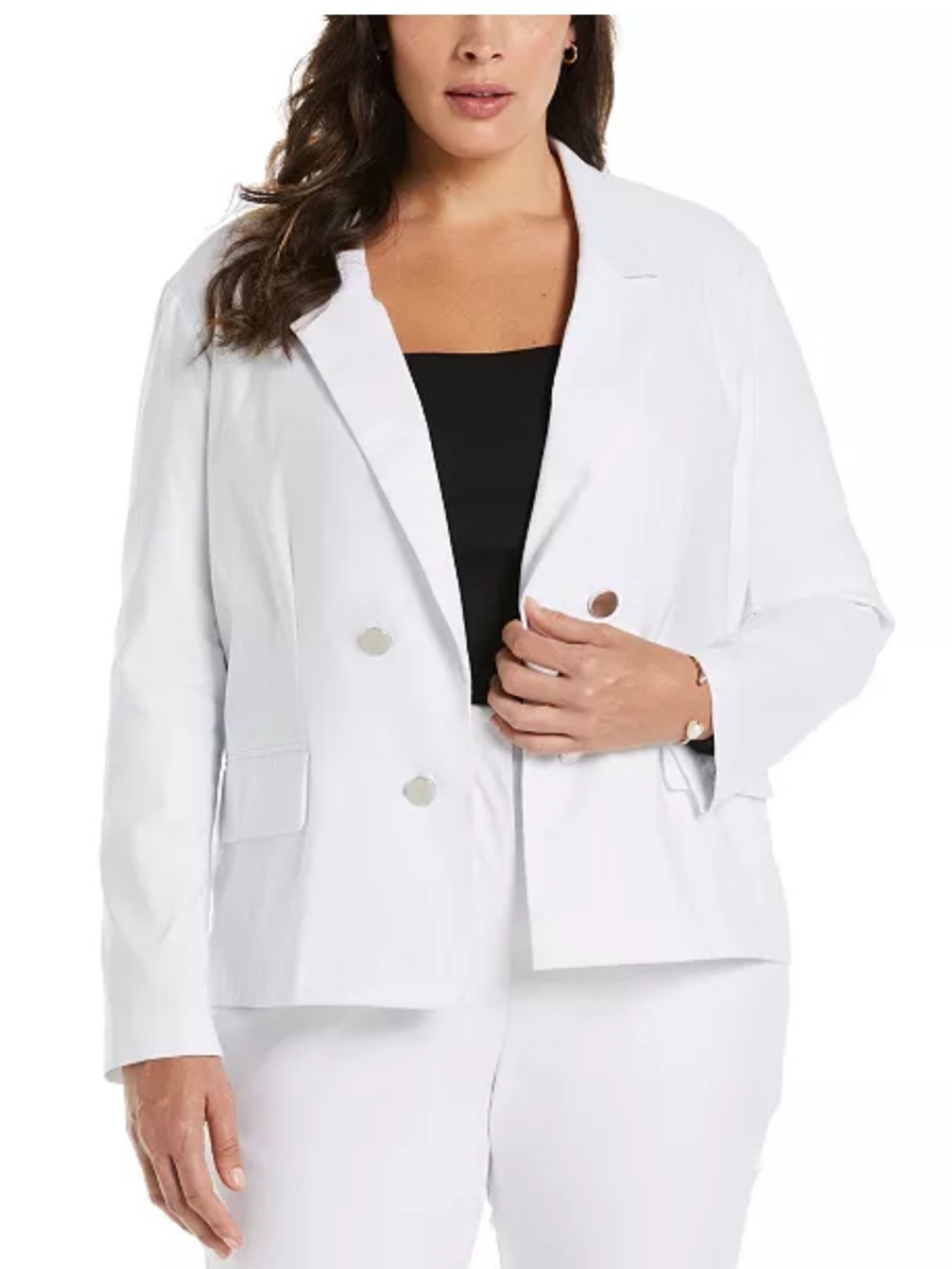 Brand new with Tags ELLA Rafaella
Plus Size Cropped Satin Luxe Jacket Size 3X